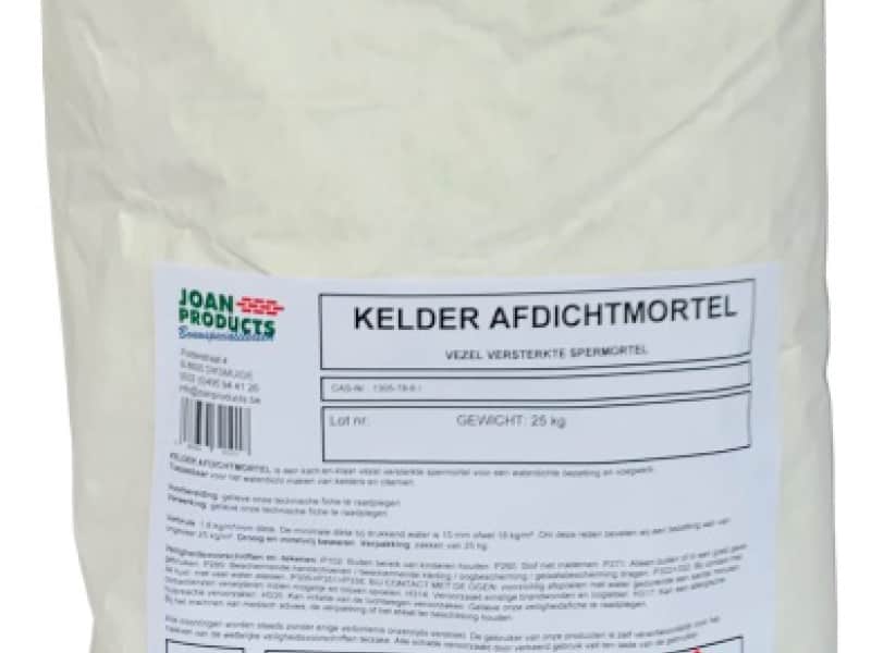 KELDER AFDICHTMORTEL Kelderdichtingsproducten - Joan Products